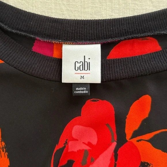 CAbi Woman’s Sleeveless Floral Top M - Picture 3 of 3